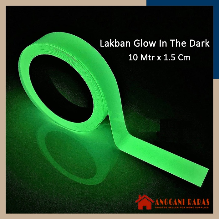 Selotip Glow In The Dark Lakban Glow In The Dark Solasi Fosfor Menyala Dalam Gelap Panjang 10meter