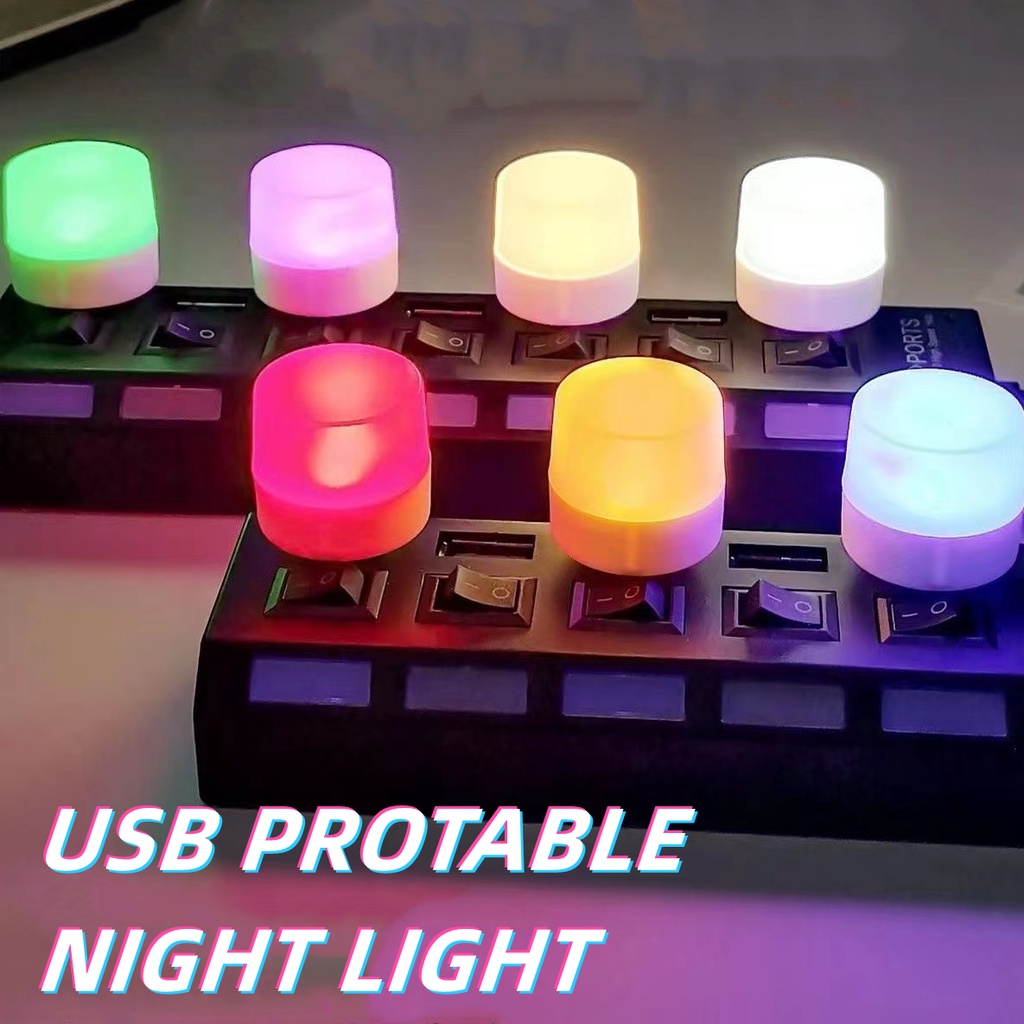 Mini USB Led Night Light/ Lampu Baca Tidur / Lampu Portable Travel