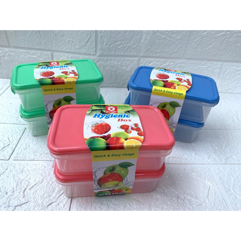 Sunlife Tempat Bumbu Dapur Kotak / Toples Bumbu Dapur Plastik / Tempat Bumbu