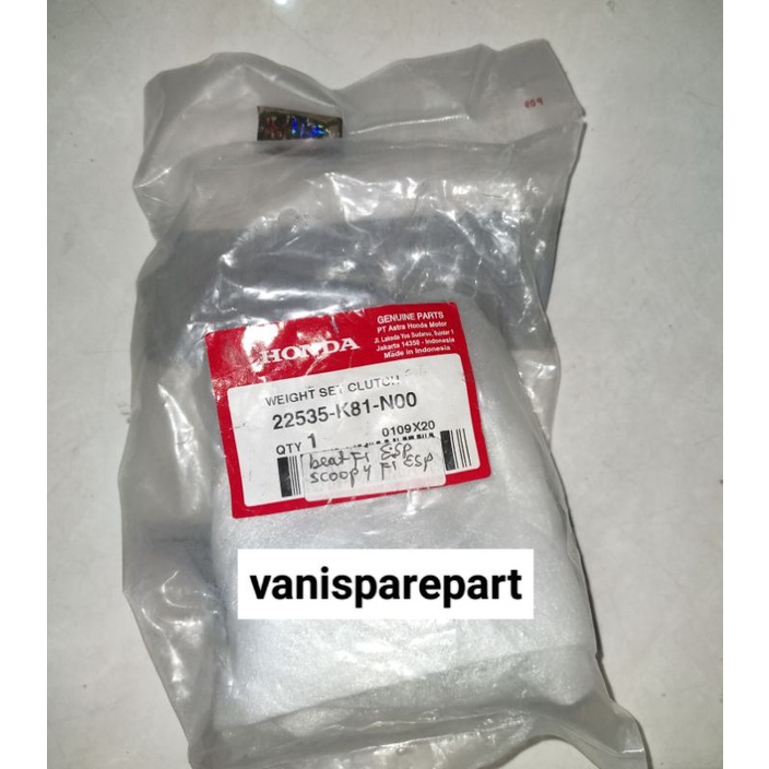 KAMPAS KOPLING GANDA BEAT ECO STREET 2017 2018 2019 K81 HONDA ORIGINAL