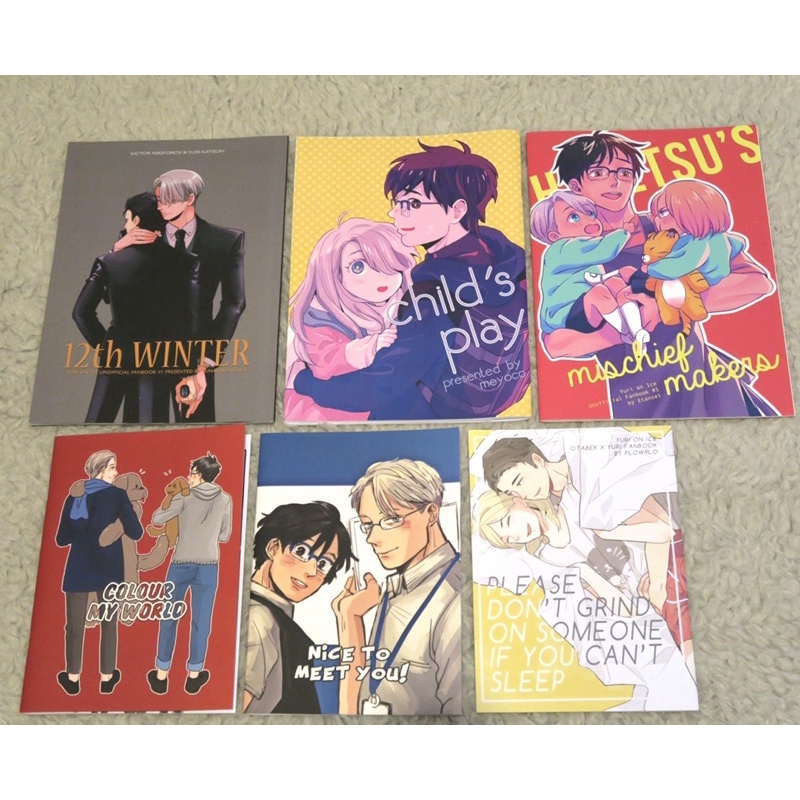 BL Doujinshi Yuri on Ice Original Print / Fanbook (Preloved + new)