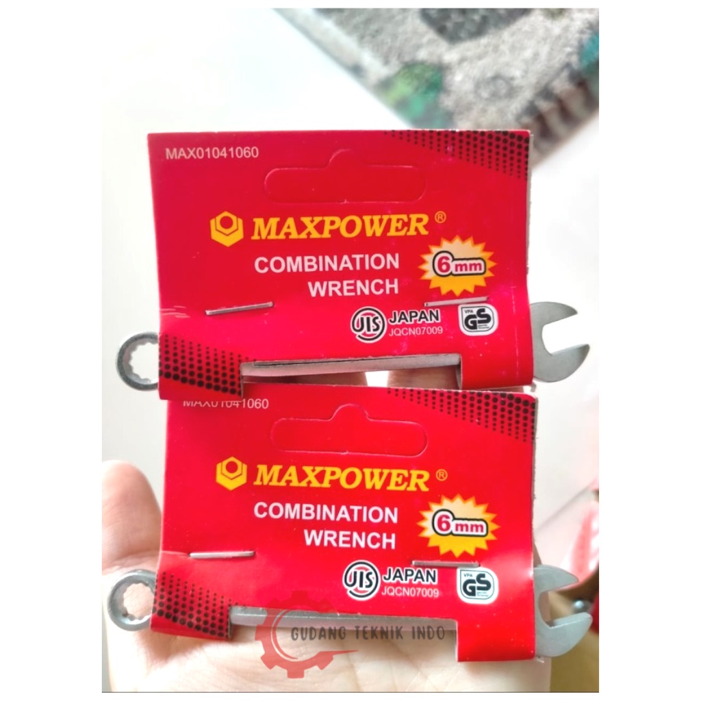 KUNCI RING PAS MAXPOWER / Combination Wrench MAXPOWER