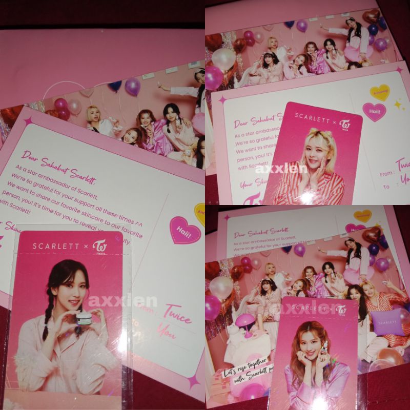 twice scarlett photocard mina (booked)