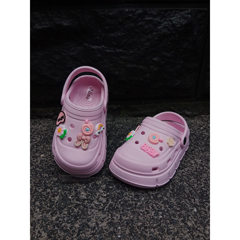 sandal baim anak kecil perempuan size 24-29