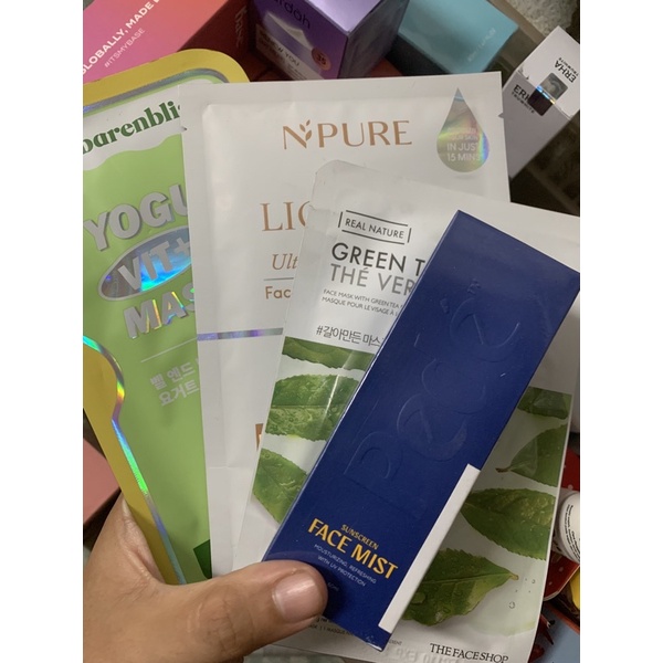 pede sunscreen & sheetmask