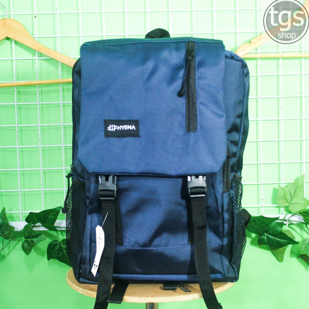 (TGS OLSHOP) Tas Kuliah Ransel Laptop Polos Pria Wanita 15L Cordura