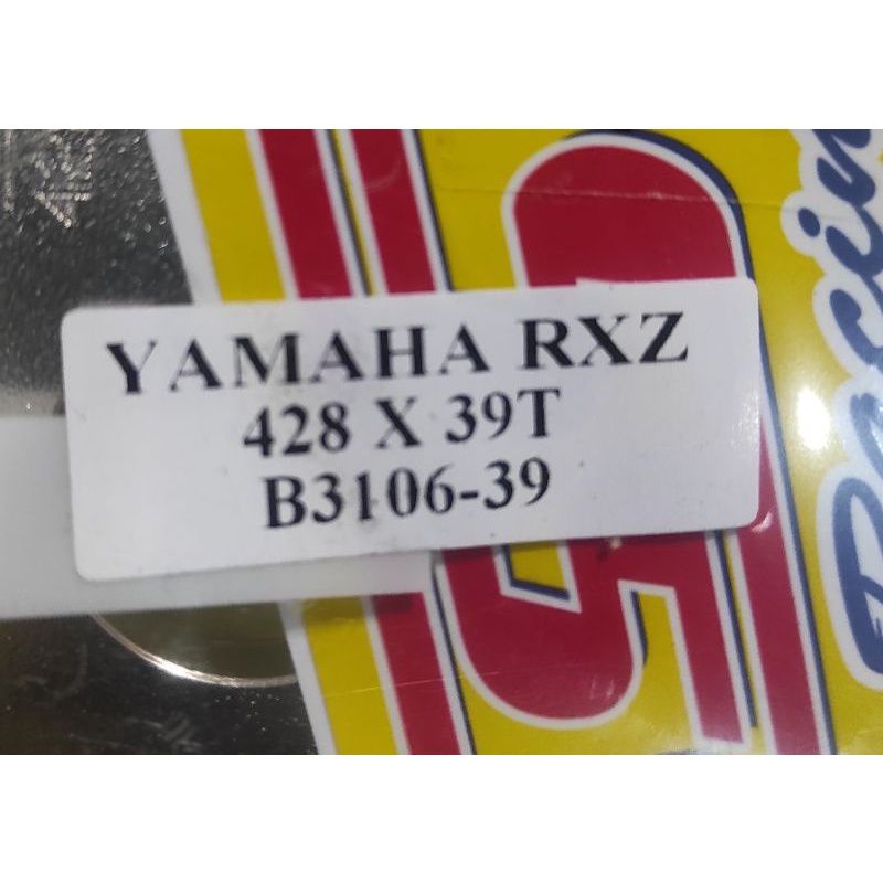 GEAR BELAKANG SSS ORIGINAL RXZ RX KING JUPITER VEGA MX FIZR  428-34T