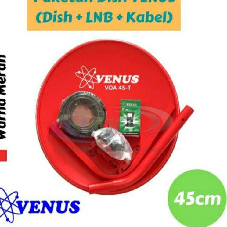 Barang keren--Dish parabola mini Venus 45 cm kabel + lnb
