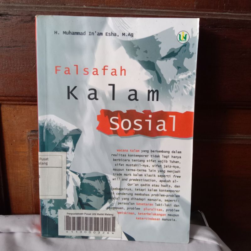 FALSAFAH KALAM SOSIAL OLEH H.MUHAMMAD IN'AM ESHA, M.AG