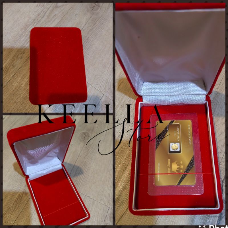 Kotak emas logam mulia antam babygold perhiasan 24k box giftbox