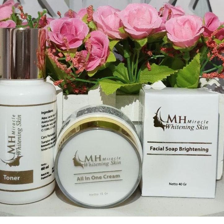 Kekinian MH MIRACLE WHITENING SKIN kemasan baru BPOM RI 100% ORIGINAL DISTRIBUTOR RESMI MH MIRACLE W