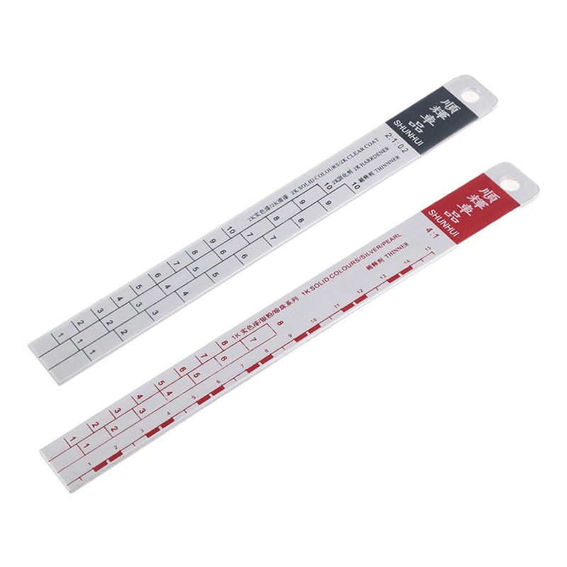 Penggaris Takar Cat / Penggaris Skala Cat / Paint Mixing Ruler