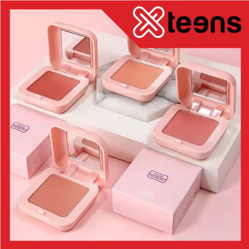 LAMEILA Blush On 3042 / Blush On Korean Lameila Color Geometry Korean Blush On 6 Warna Cantik/Blush On Remaja/Blush on  Murah BARANG READY
