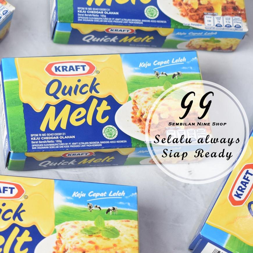 

EXCLUSIVE!Kraft QUICK MELT Cheddar Cheese 165 Gram Keju Chedar CEPAT LELEH EASY MELT|SQ9