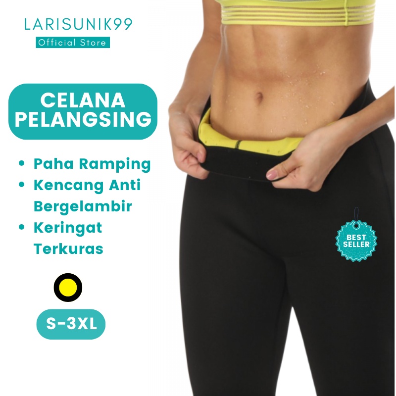 Celana Pelangsing Perut Korset Celana Hot Shaper Pant Celana Pembakar Lemak Pakaian Dalam Wanita