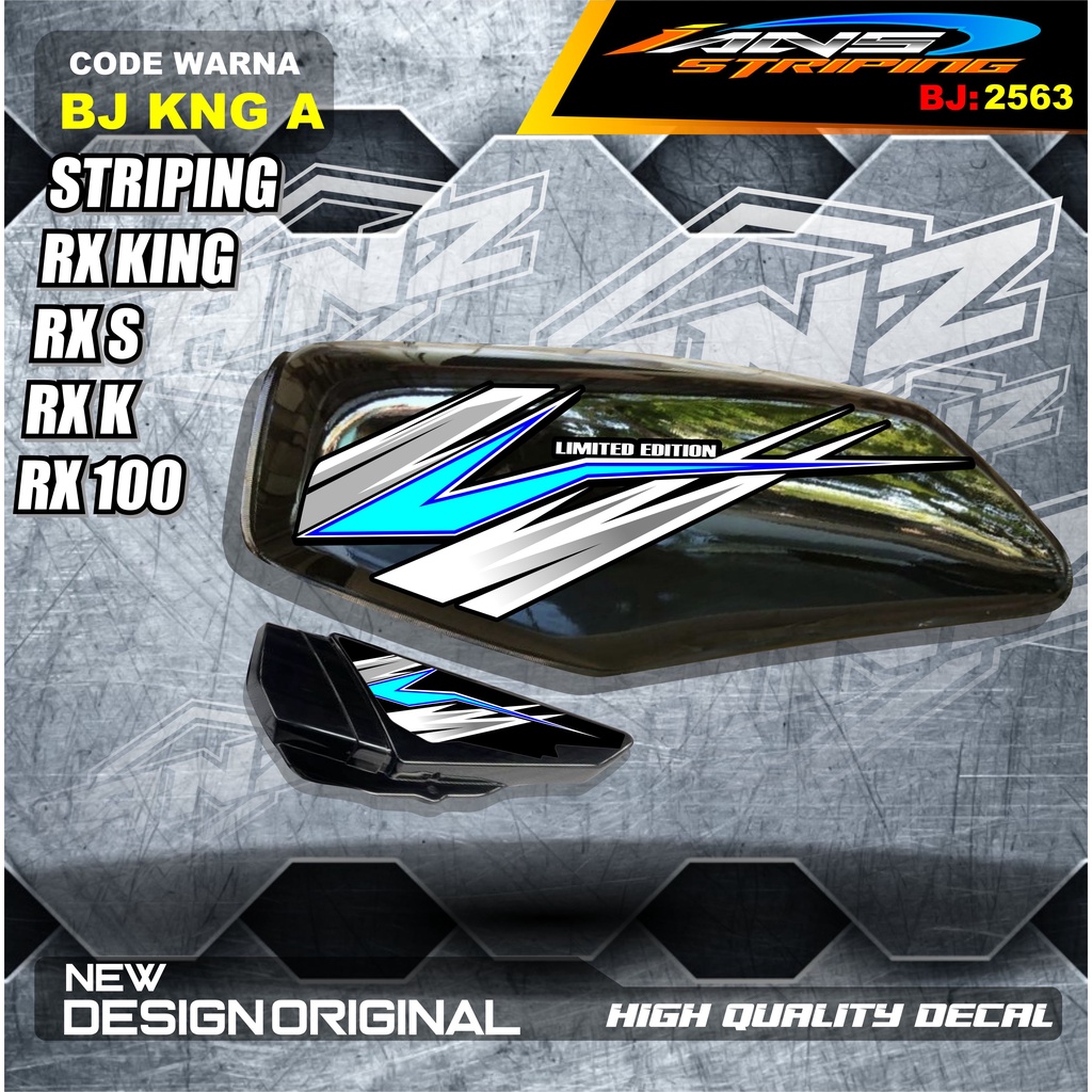 STICKER BODY MOTOR RX KING 2007 2004 2005 / STRIPING CUSTOM RX KING TERMURAH