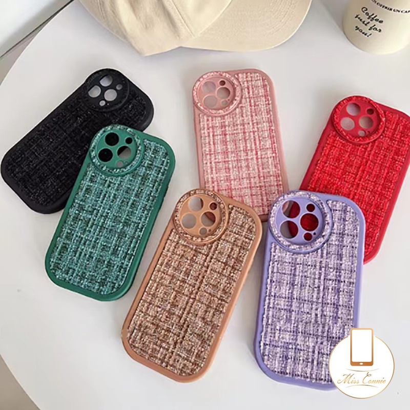 Soft Case Pelindung Lensa Bulat Bahan TPU Warna Macaron Polos Untuk iPhone 11 Pro Max XR 7Plus 8Plus 7 8 14 Plus 12 13 14 Pro Max SE