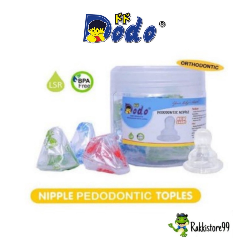 ❣️Rakkistore99❣️ Dodo Nipple Pedodontic Topless Ukuran S/M/L (SATU BOX ISI 12PC)