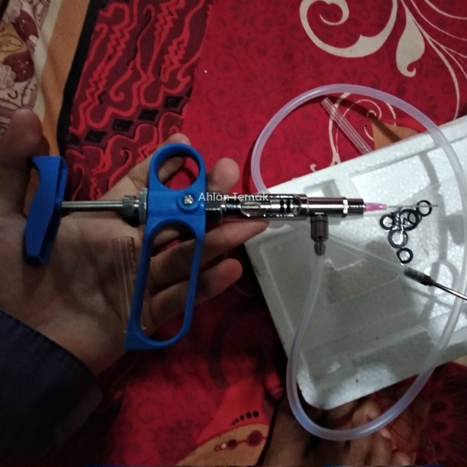 Suntikan Otomatis Dan Jarum Suntik 10Pcs Stainless Steel Suntikan Ternak Suntikan Sapi Ayam Unggas
