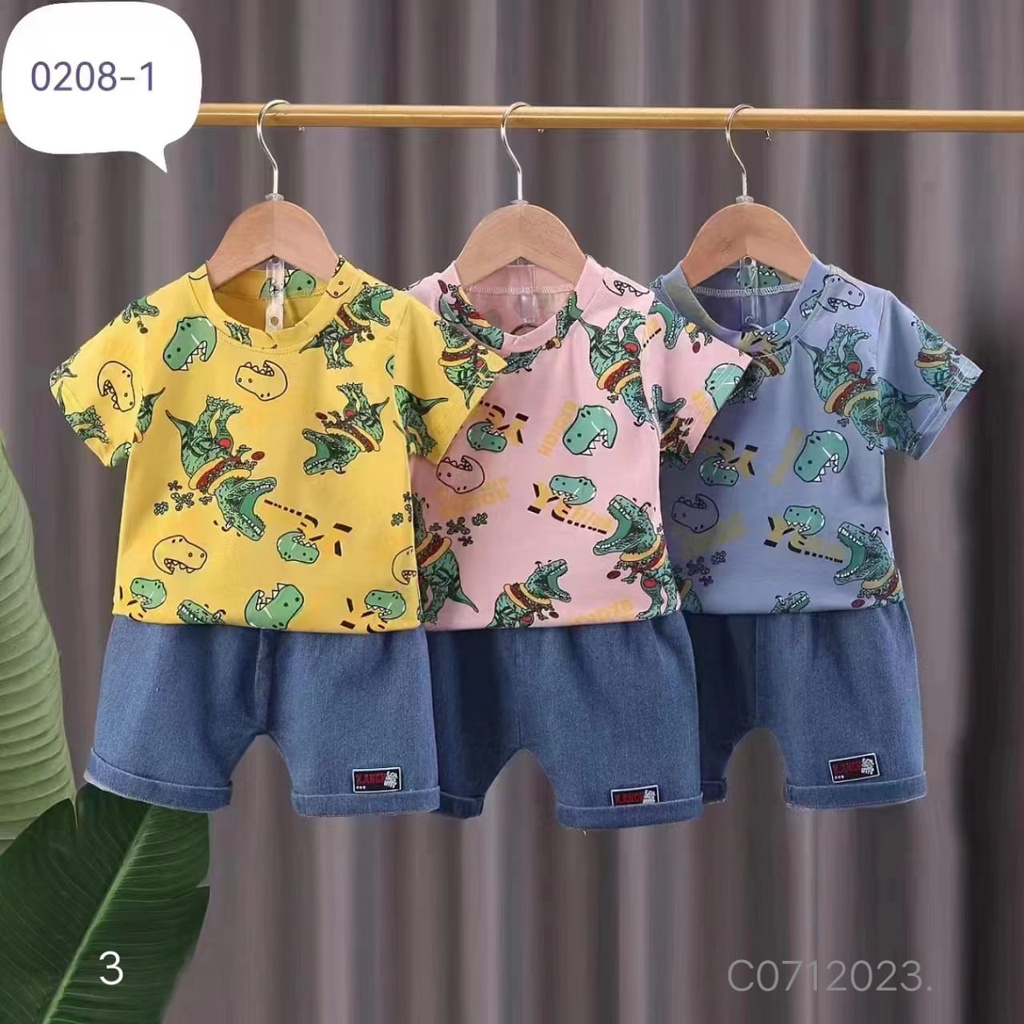 Setelan anak impor premium unisex 1-4 tahun