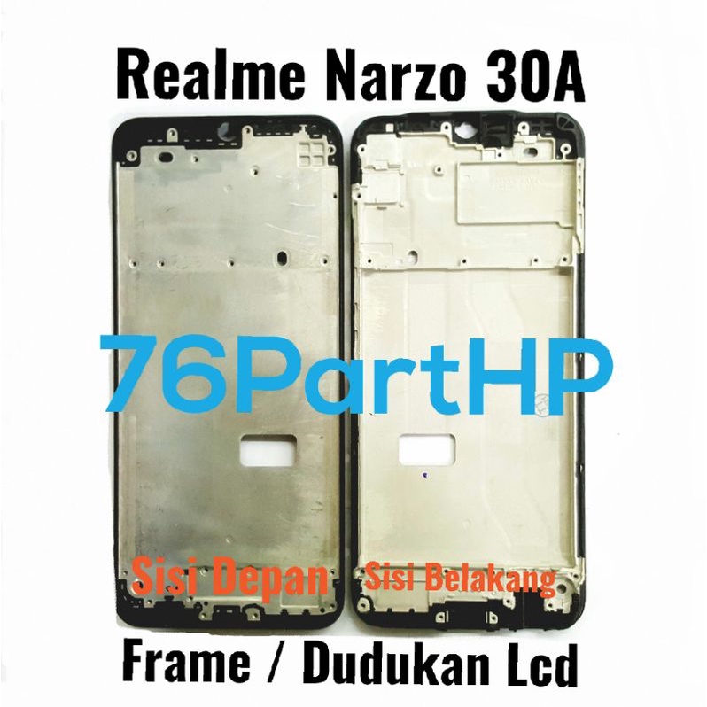 Ori Frame Bezzel Lcd Touchscreen Realme Narzo 30A - Dudukan LCD