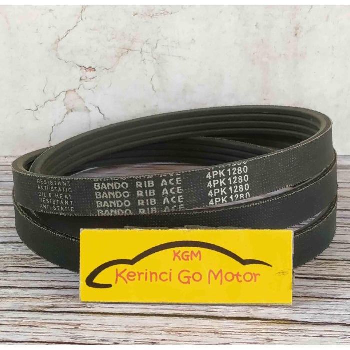 BANDO VAN BELT 4PK 1280 RIB BELT TALI KIPAS 4PK-1280 FAN BELT ALUR