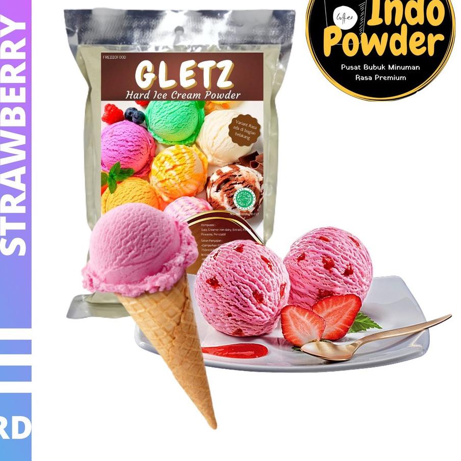 

Original HARD ICE CREAM STRAWBERRY 1Kg - Bubuk Es Krim STRAWBERRY - Bubuk Es Krim - ICE CREAM Powder murah