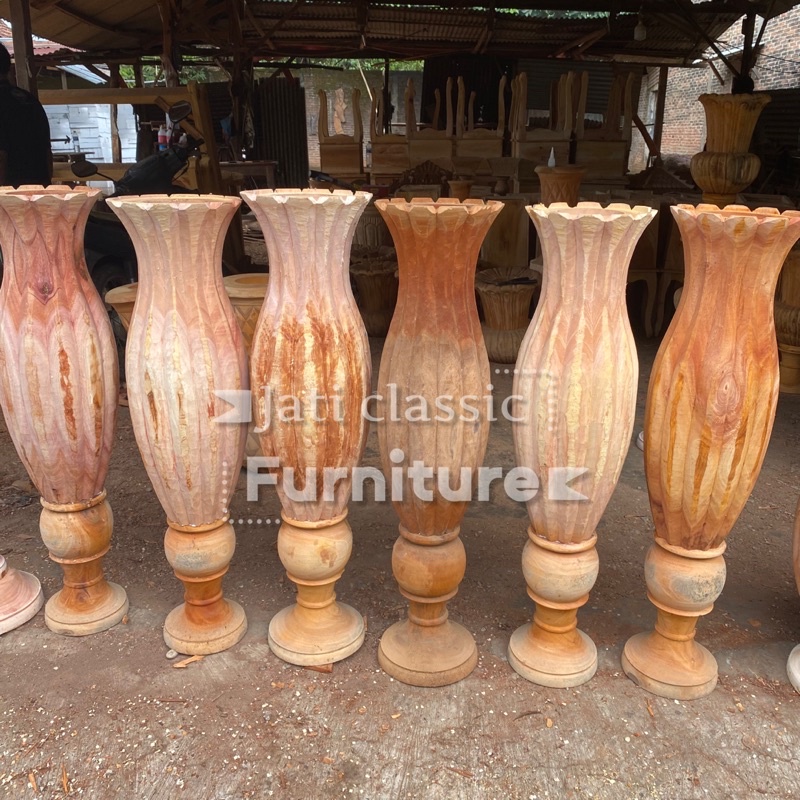 Vas bunga pelaminan. Pot bunga pesta. Dekorasi, tinggi 100cm