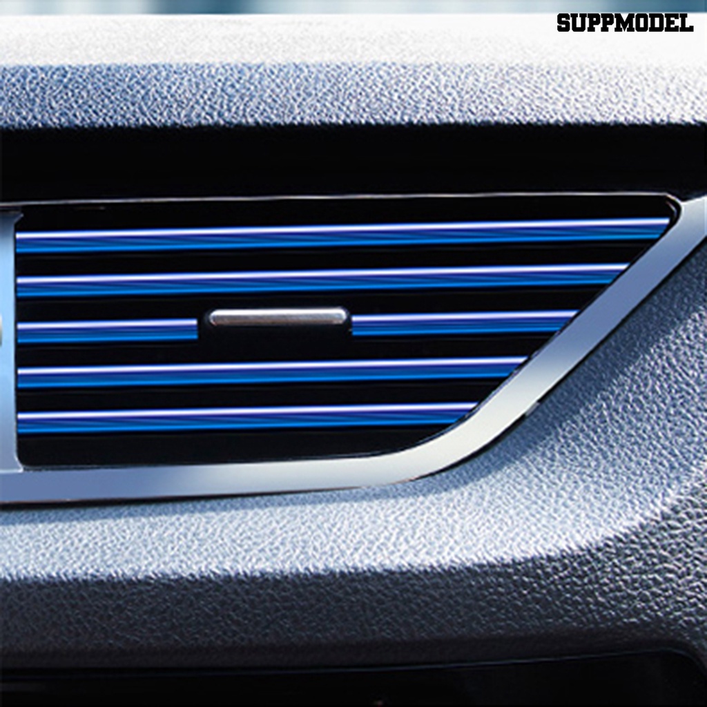 Sm - 10Pcs Stiker Strip Untuk Dekorasi Ventilasi Ac Mobil