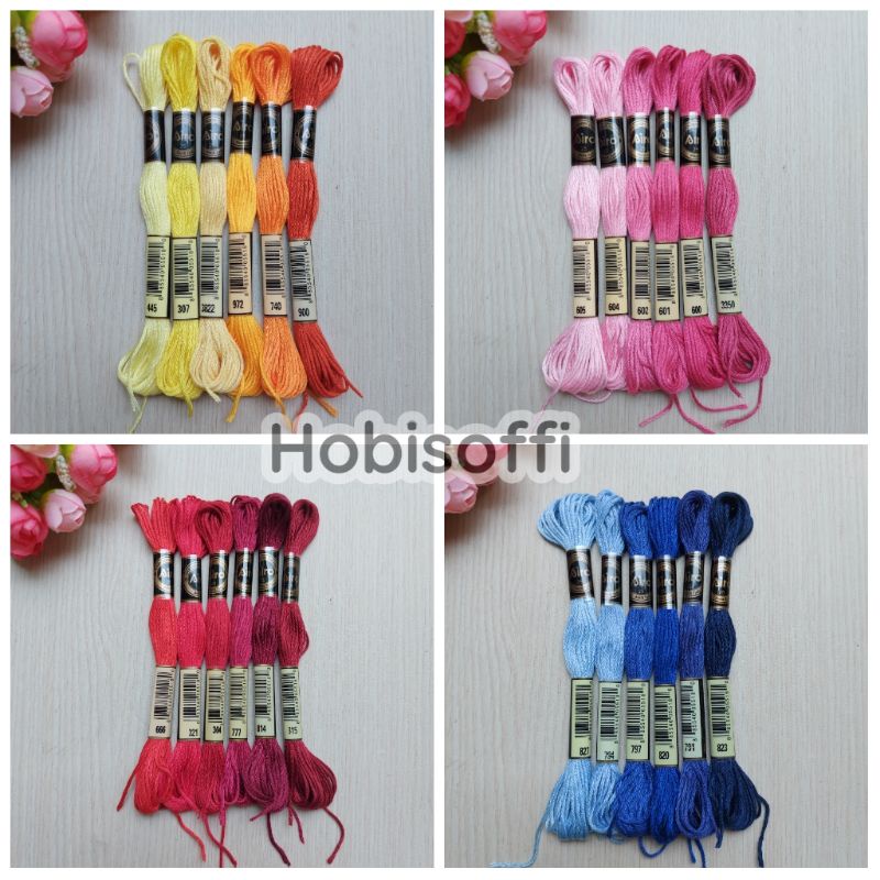 Benang sulam merk Airo.