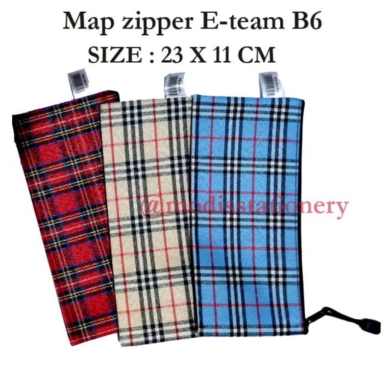 

map zipper B6 e-team