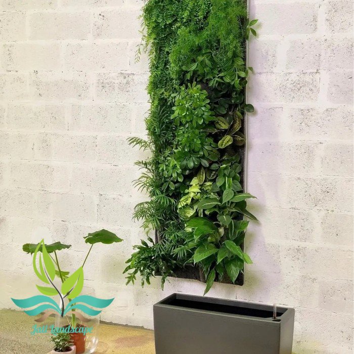 vertikal garden indoor cantik - Vertical Artificial