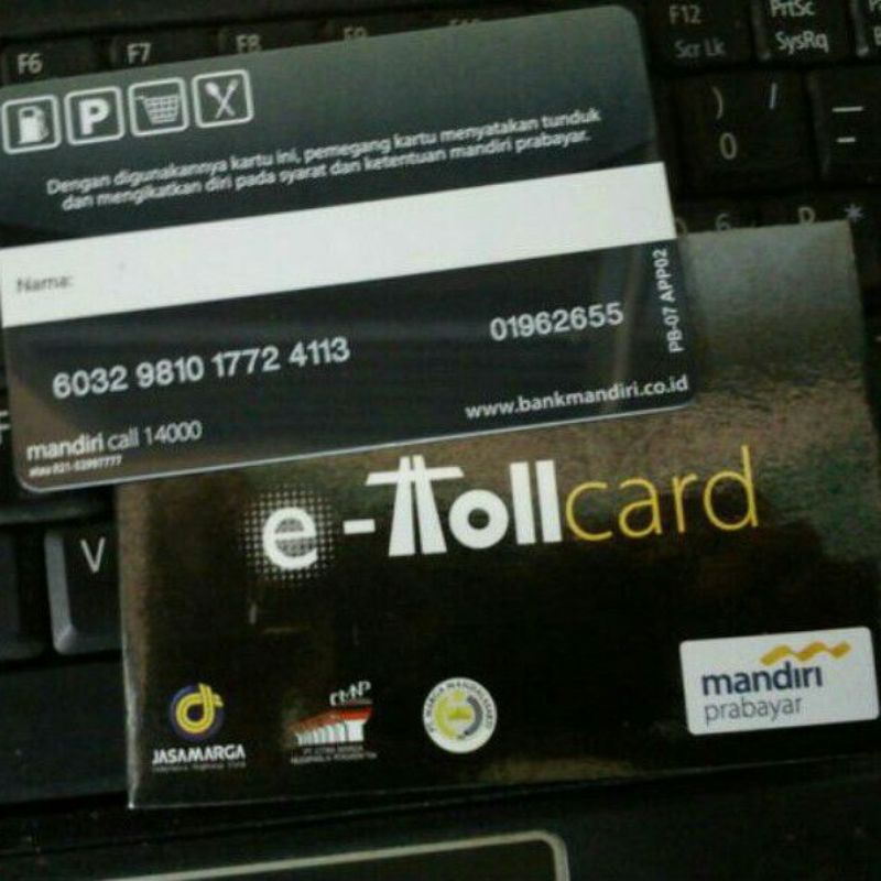 eMoney/eTOLL Card HITAM Sesuai Gambar