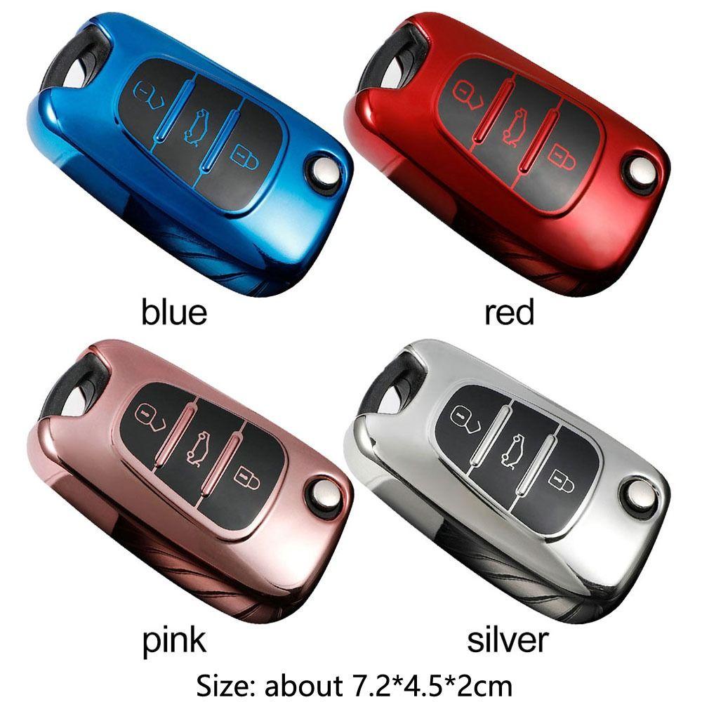 Top Remote Key Case Soft TPU Aksesoris Mobil Skin Key Fob Cover