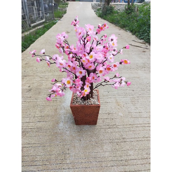BUNGA SAKURA BUNGA HIAS/BUNGA PLASTIK/ARTIFICIAL/TANAMAN HIAS/BUNGA PLASTIK/BUNGA ARTIFICIAL TINGGI 