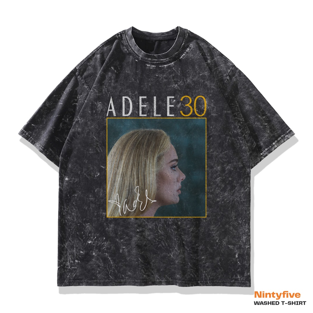 Tshirt Adele 30 Album Oversize Washed Washing