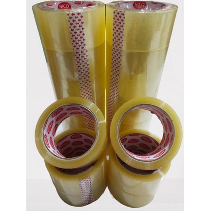 

(TERMURAH) Lakban BENING & COKLAT TAPE NICO 48mm X 72yard