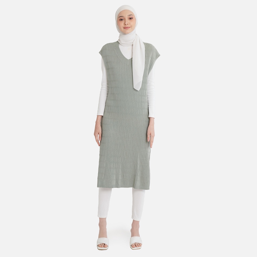Queensland Outer Vest Wanita Revive I31000047Q Hijau