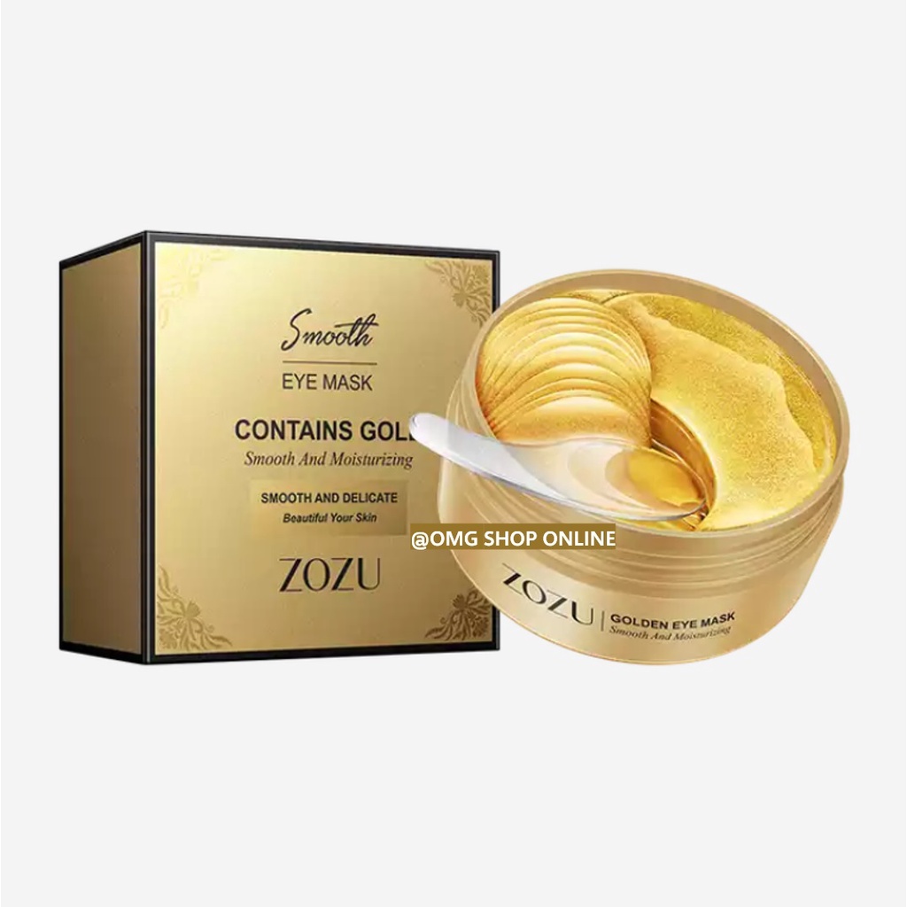 [NEW] 60 Lembar Termurah !!! Masker Mata Collagen Emas 24k / Masker Mata Panda Kantung / Masker Mata Gold Untuk Tidur Eye Mask Gold Collagen bisa Untuk Leher Pipi / Masker Wajah Pemutih dan Glowing / Eye Serum Masker Organik Anti Kerut Anti Aging Viral