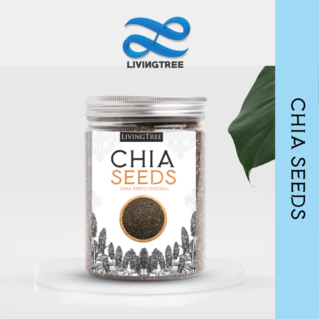 

Organic Black Chia Seed 1kg Premium Biji Chiaseed Original LivingTree Food