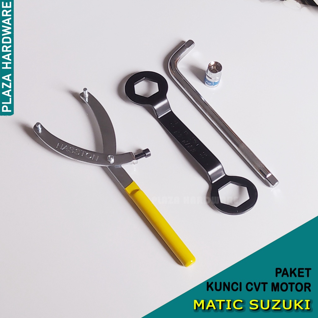 Set Lengkap Paket Kunci CVT Motor Matic Suzuki
