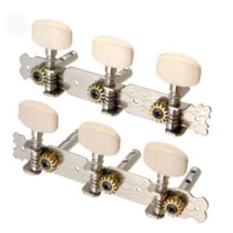 gear kuping gitar 6pcs ,gear gigik 6pcs bahan Kuningan gear gitar akustik
