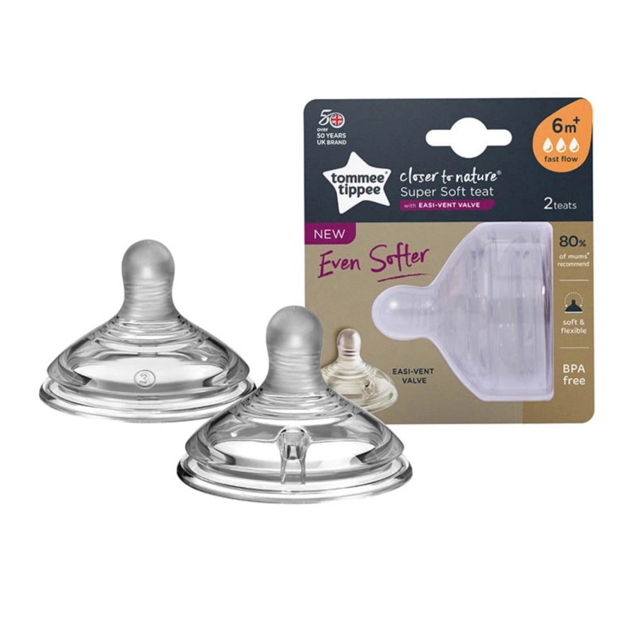 Nipple Tommee Tippee / Dot 6m+ Isi 2pc