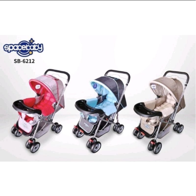 Stroller Anak Bayi Balita Kereta Dorong Stroler Spacebaby SB 6212 SB 6215