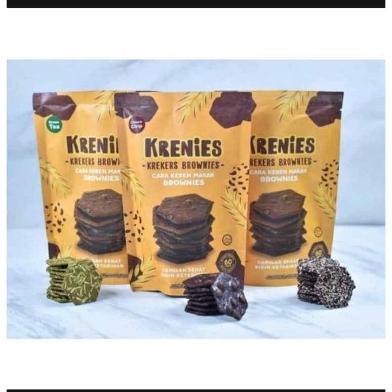 

krenies makanan ringan krekers brownies red Velvet 60gr