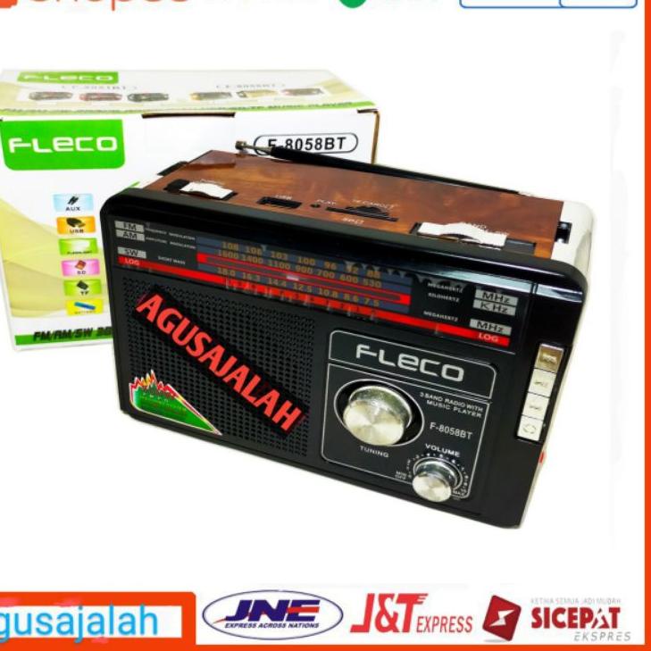id8p3Od--✅cod speaker Radio AM FM SW /radio cas ac dc memory Fleco f8058(cod) bayar ditempat