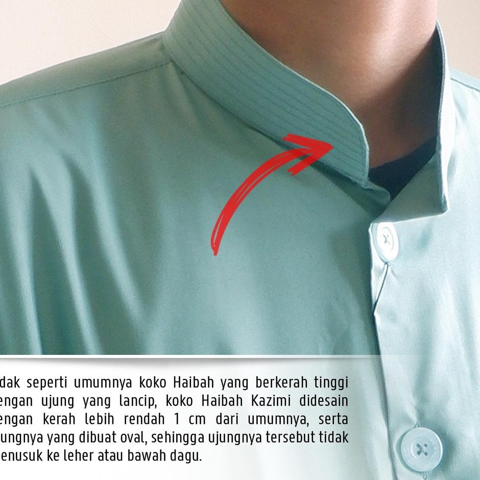 "MLP.18Oc22l" [ UKURAN L ]  Ukuran L Koko Haibah KAZIMI  Putih Natural Ivori Abu Paris Slate Aquamar