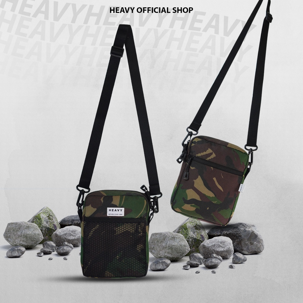 Heavy.bag tas selempang pria distro - Sling Bag Heavy Premium Casual Pouch Bag - tas pria