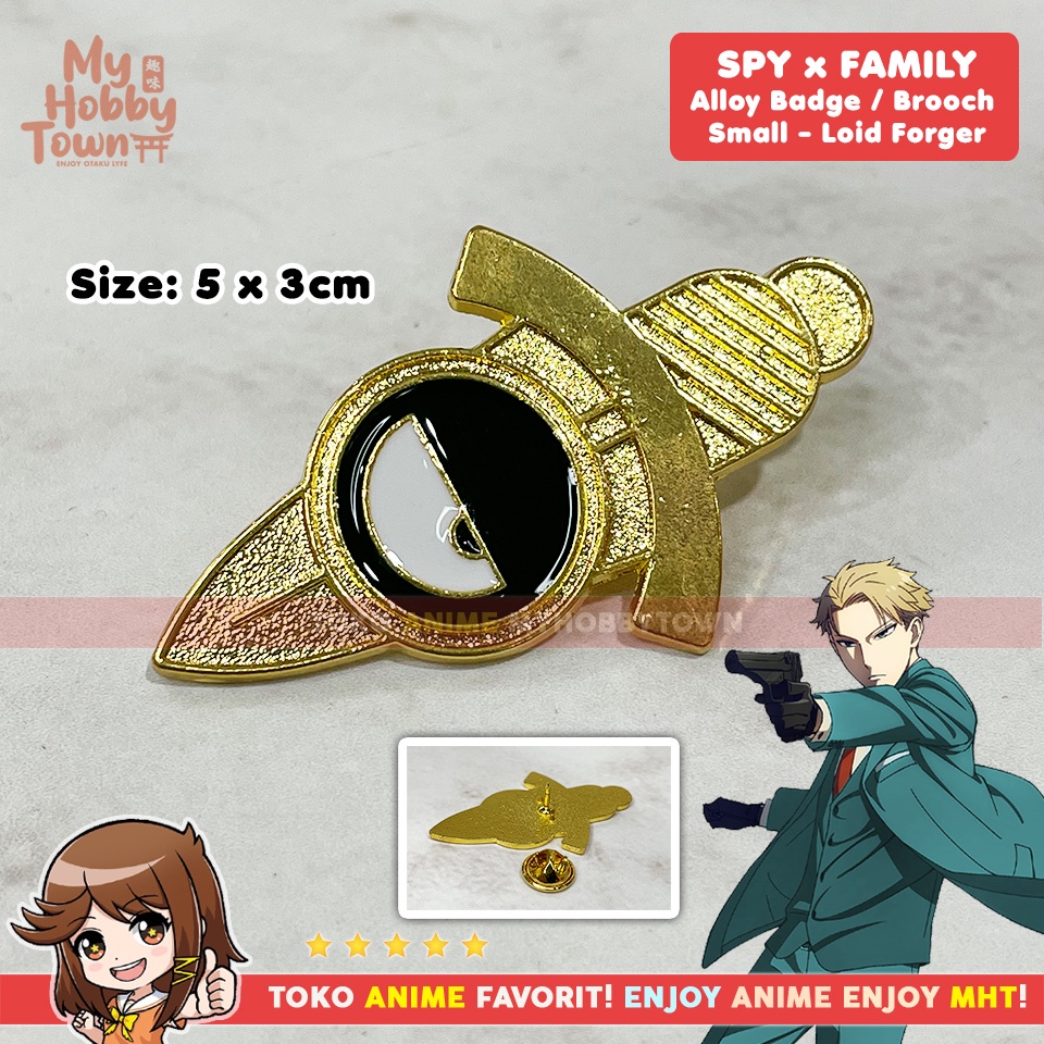 Pin Brooch Spy X Family Loid Forger Cosplay Anime