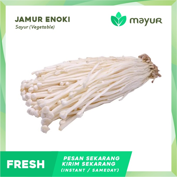 Jual Jamur Enoki 100 g Shopee Indonesia